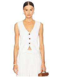 L'academie - 'Academie Chaleco Donellen En Color Blanco Talla (También En S, M, Xl) - Lyst