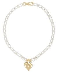 Jenny Bird - Padlock Heart Pendant Necklace - Lyst