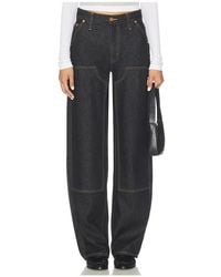 SLVRLAKE Denim - Pierna Ancha Cassie En Color Negro Talla (También En 24, 25, 26, 27, 28, 29, 30, 31, 32) - Lyst