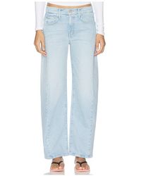 Mother - The Mid Rise Half-Pipe Hover Jeans - Lyst