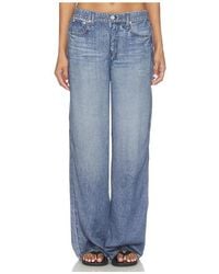 Rag & Bone - JEAN À JAMBES LARGES MIRAMAR en Blue - Lyst
