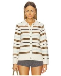 Rag & Bone - Peggy Striped Oversized Cardigan - Lyst