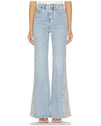 Veronica Beard - Joplin Wide Flare Jeans En Color Azul Talla (También En 27) - Lyst