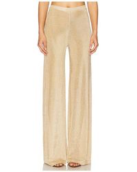 SER.O.YA - Hose Aus Strick Mit Metallic-Garn Sheldon - Lyst
