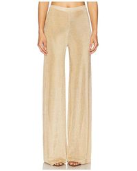 SER.O.YA - Sheldon Metallic Knit Pants - Lyst
