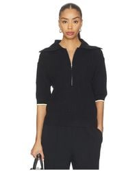 Varley - Arney Half Zip Knit Polo Top - Lyst