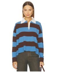 Jonathan Simkhai - Carson Rugby Polo Top - Lyst