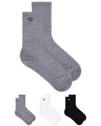 lululemon - Daily Essential Socks 3 Pair - Lyst