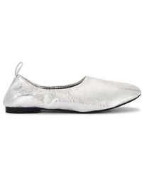 Simon Miller - Zapato Plano Crinkle Metallic Riad En Metálico Talla En - Lyst