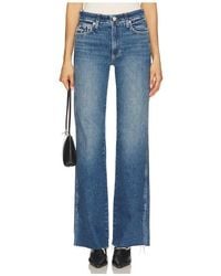 Amo Denim - Georgia Split Flare Jeans - Lyst