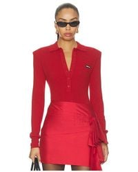 ROTATE BIRGER CHRISTENSEN - Wool Longleeve Polo - Lyst