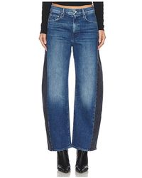 Mother - Pierna Ancha Half Pipe Flood En Color Denim-Medium Talla En - Lyst