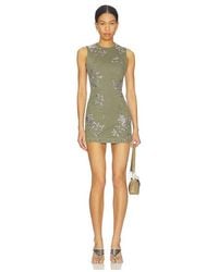 Markgong - Beaded Mini Dress - Lyst