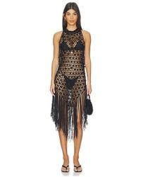 superdown - Karrigan Halter Midi Dress - Lyst