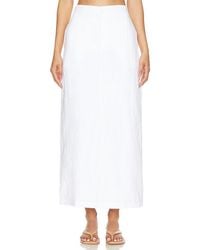Faithfull the Brand - Falda Maxi Nelli En Color Blanco Talla (También En S, Xl, Xs) - Lyst