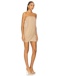 yente mini dress superdown Superdown Yente Mini Dress In Metallic - Silver