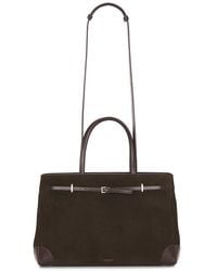 VERAFIED - Suede Book Tote Bag - Lyst