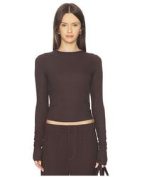 ÉTERNE - Long Sleeve Fitted Top - Lyst