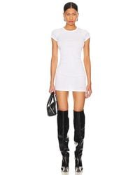 Alexander Wang - Short Sleeve Crewneck Dress - Lyst