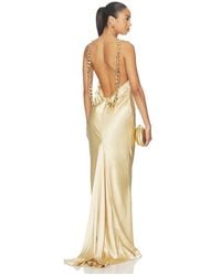 Bronx and Banco - Vivien Chain Low Back Gown - Lyst
