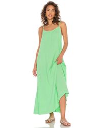 Nation Ltd Lila Slip Maxi Dress - Grün