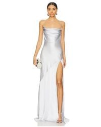 retroféte - Emery Embellished Silk Dress - Lyst