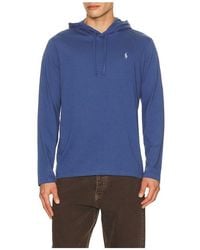 Polo Ralph Lauren - Long Sleeve Jersey Knit Hooded T-Shirt - Lyst