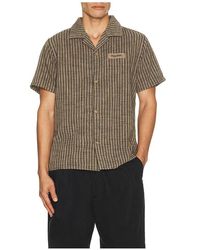 Rhythm - Texture Stripe Shirt - Lyst