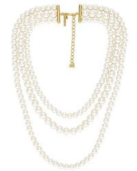 Lele Sadoughi - Three Strand Necklace - Lyst