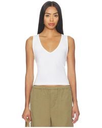 GRLFRND - V-Neck Muscle Tank - Lyst