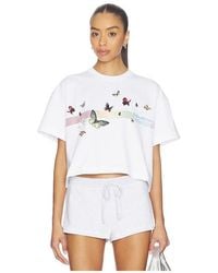 CASABLANCA - Boxy Cropped T-Shirt - Lyst