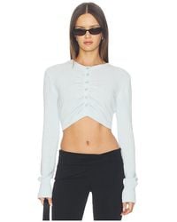 FRAME - X Alexandra Leclerc The Joyride Cardi - Lyst