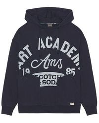 Scotch & Soda - Sudadera En Color Azul Marino Talla (También En M, S, Xl/1X) - Lyst
