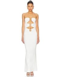 superdown - ROBE MAXI LUCIANA en White - Lyst