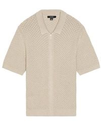Reiss - Camisa De Punto Comet En Color Gris Talla (También En M, S) - Lyst