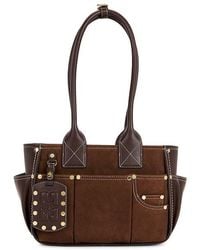 Ganni - Posy Small Recycled Suede Bag - Lyst