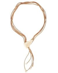 Ettika - Molten Arc Bolo Necklace - Lyst