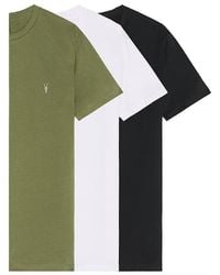 AllSaints - Brace Crew Neck Tee 3 Pack - Lyst