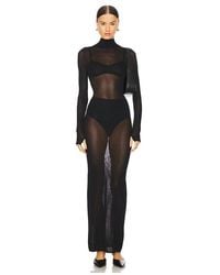 Helsa Maddison Maxi Knit Dress in Natural | Lyst