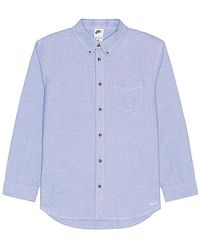 Nike - Life Long-sleeve Oxford Button-down Shirt Cotton - Lyst