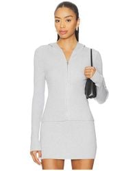 superdown - Sariyah Zip Up Sweater - Lyst