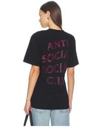 ANTI SOCIAL SOCIAL CLUB - Rhinestone Mind Games Tee - Lyst