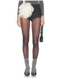 Milkwhite - Short With Flower - Lyst