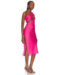 Nbd Dahliah Midi Dress in Black | Lyst