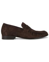 Mansur Gavriel - LOAFERS RUCHED en Chocolate - Lyst