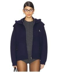 ShuShu/Tong - Double Collar Zip-Up Knit Jacket - Lyst