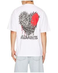 AllSaints - Chaste Crew Tee - Lyst