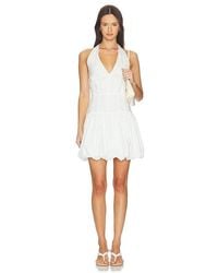 Jonathan Simkhai - Brooke Cotton Halter Mini Dress - Lyst