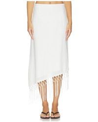 SNDY'S - Cascade Midi Skirt - Lyst