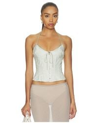 GUIZIO - Marini Floral Corset - Lyst